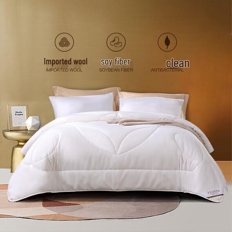 FUANNA Auckland Soybean Wool Blend Winter Quilt