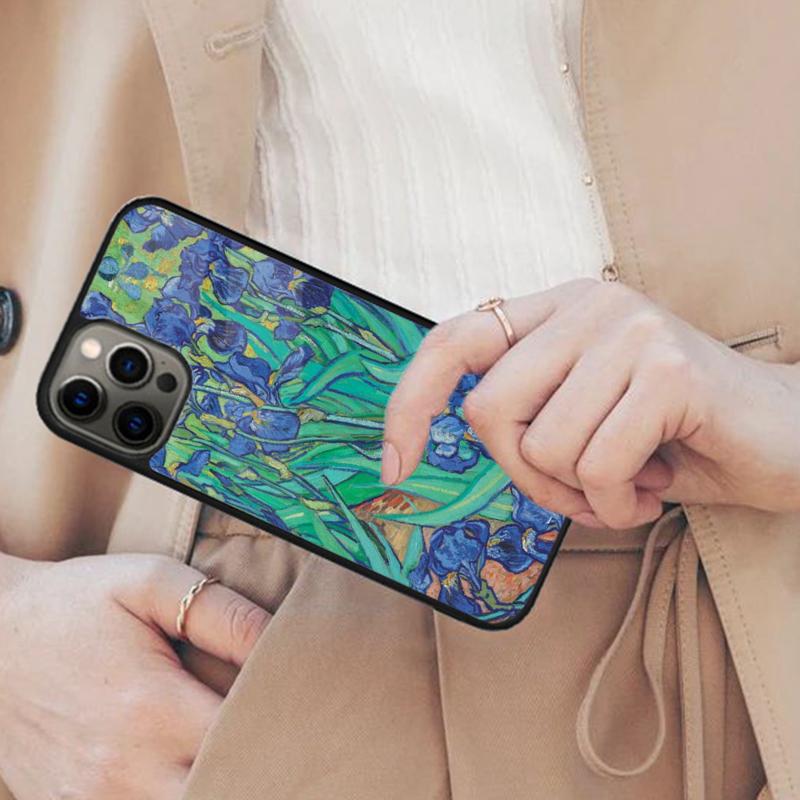 Oil Painting Boho Flower Magnetic Phone Case For APPLE iPhone 17 Air 16 14 13 12 Pro Max 15 Plus Wireless MagSafe Cover