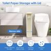 Foldable Toilet Paper Storage Basket With Lid Waterproof Oxford Cloth Toilet Paper Storage Organizer Toilet Tissue Storage Bin