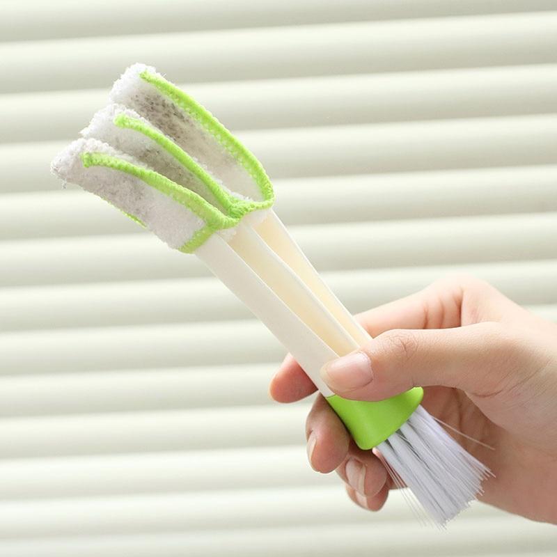 2 In 1 Multi-purpose Dust Brush Car Air-Conditioner Outlet Cleaning Tool Car Accessories Interior Multi-purpose Brush Clean Tool