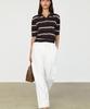 Masimodutti 100% Cotton Striped Knit Polo