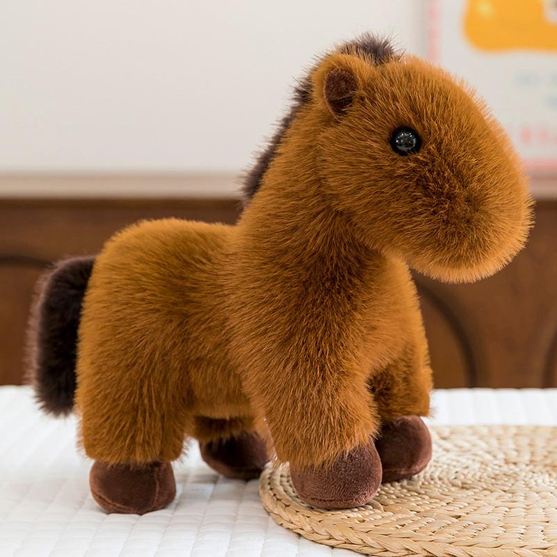 Traditionelles Plüschtier zum Jahr des Pferdes mit PP-Baumwollfüllung für Geschenk und Sammlung