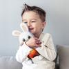Electric Dancing Rabbit Toy with LED Light Music Toddlers Easter Bunny Walking Toy Boys Girls Tummy Time Interactive Crawling Animal Toy