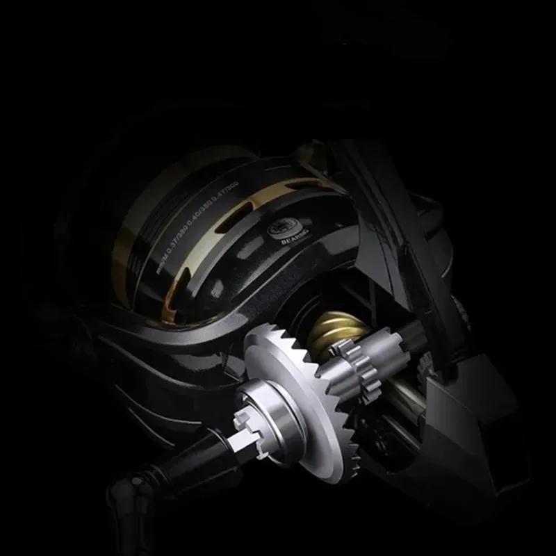 Angelrolle Metall Spaltfrei Weitwurfrolle 10000-12000 Angelrollen Angelschnur und Rute Spinnrolle Fischankerrolle