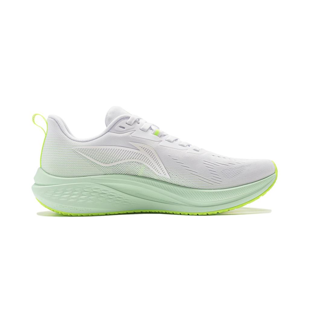 Li Ning Red Hare 7 Cushioning Slip Resistant Lightweight Low Top Running Shoes Women's White Green ARPV024-2