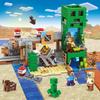 Minecraft-Themed Cave Village Construction Set for Kids - Educational Puzzle with Building Blocks