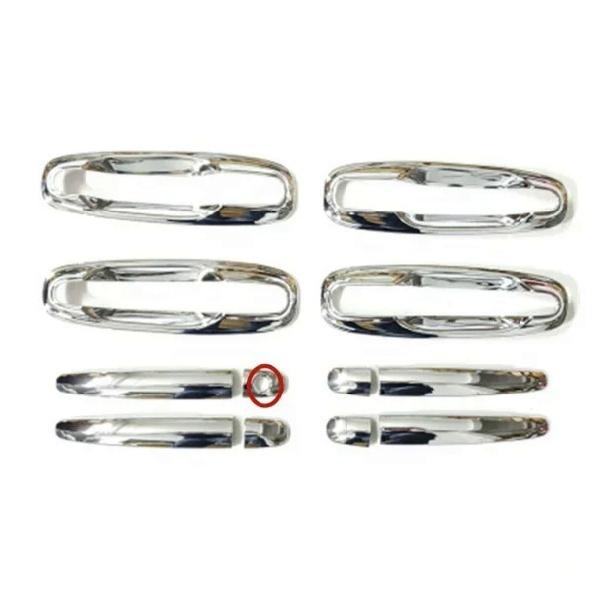 

Для Chevrolet Optra Lacetti Daewoo Nubira 2005 2006 2007 2008Хромированная внешняя дверная ручка крышка дверная ручка чаша отделка автомобиля Стайлинг 4