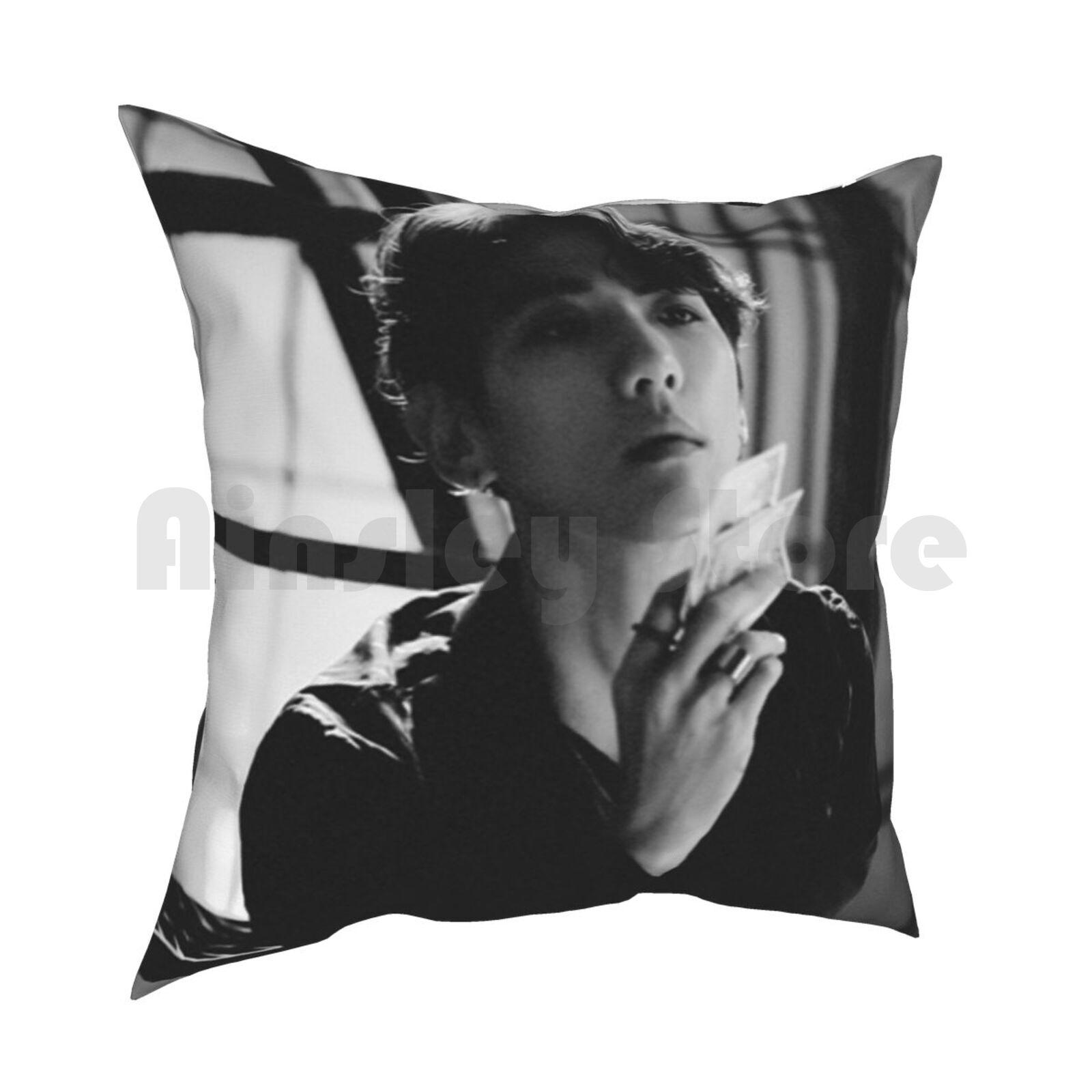 Baekhyun Pillow Case Printed Home Soft DIY Pillow Cover Baekhyun Bacon Baek Hyung Oppa Ye Kpop Music Singer Korean Boyband 30x30cm 12x12in