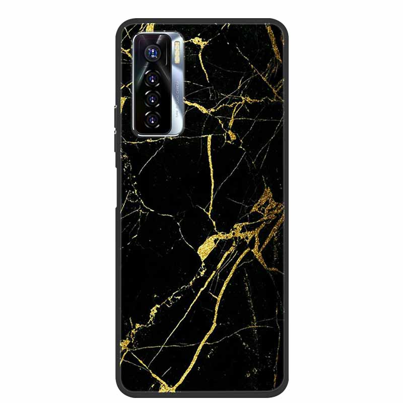 For Tecno Camon 17 Pro Cases 17P 17 Soft TPU Silicone Phone Cover for Tecno Camon 17P Back Cover Bumper Fundas Camon17 CG7n Capa