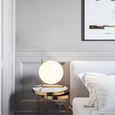 LED Round Glass Ball Eye Care Table Lamp Home Decoration European Regulation
