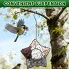 Handmade Alpaca Fiber Bird Nest Star Refillable Natural Alpaca Wool Winter Bird Tree Shelter Hanging Bird Nest Supply Holder