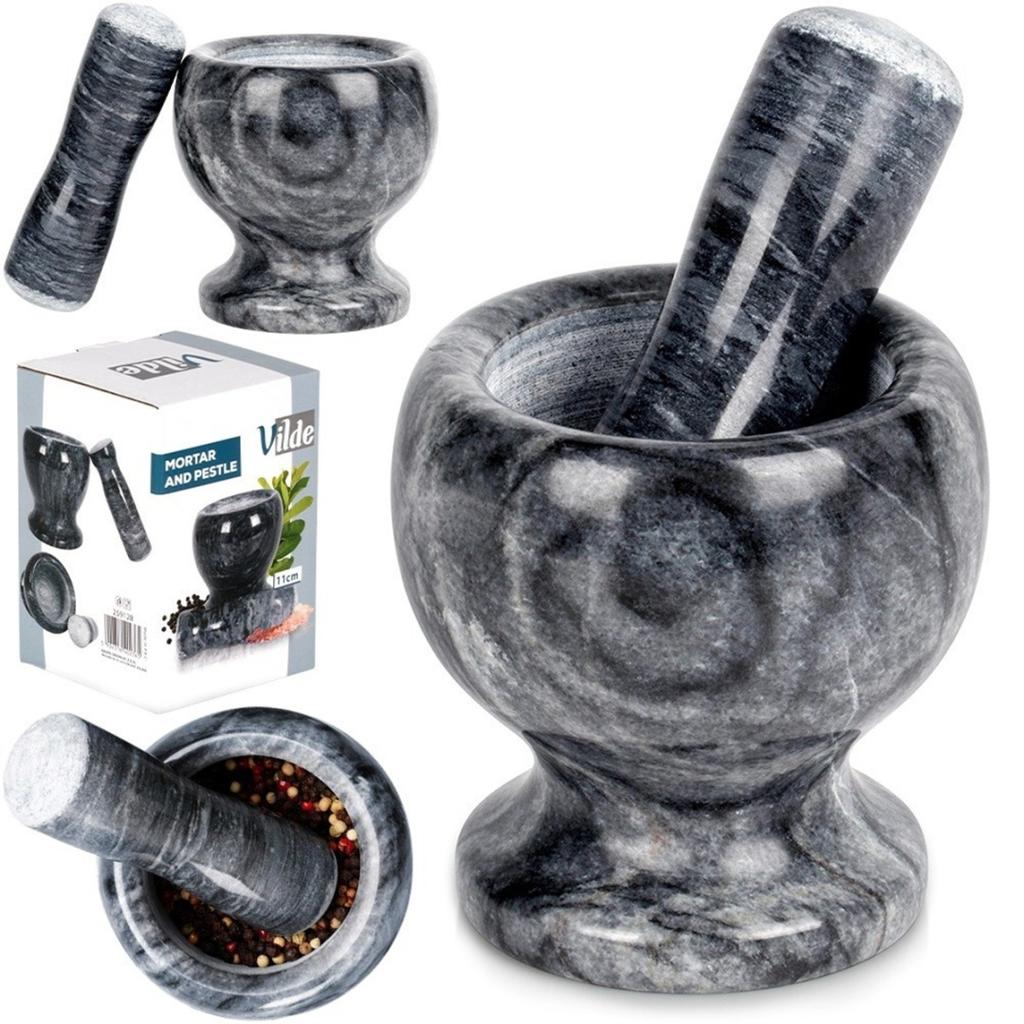 GRANITE KITCHEN MORTAR AND PESTLE 11cm 259128