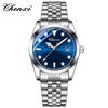 CHENXI New Men's Watch Fashion Trendy Quartz Wristwatches Simple Silver Steel Strap Luminous Waterproof Date Display Man Watches