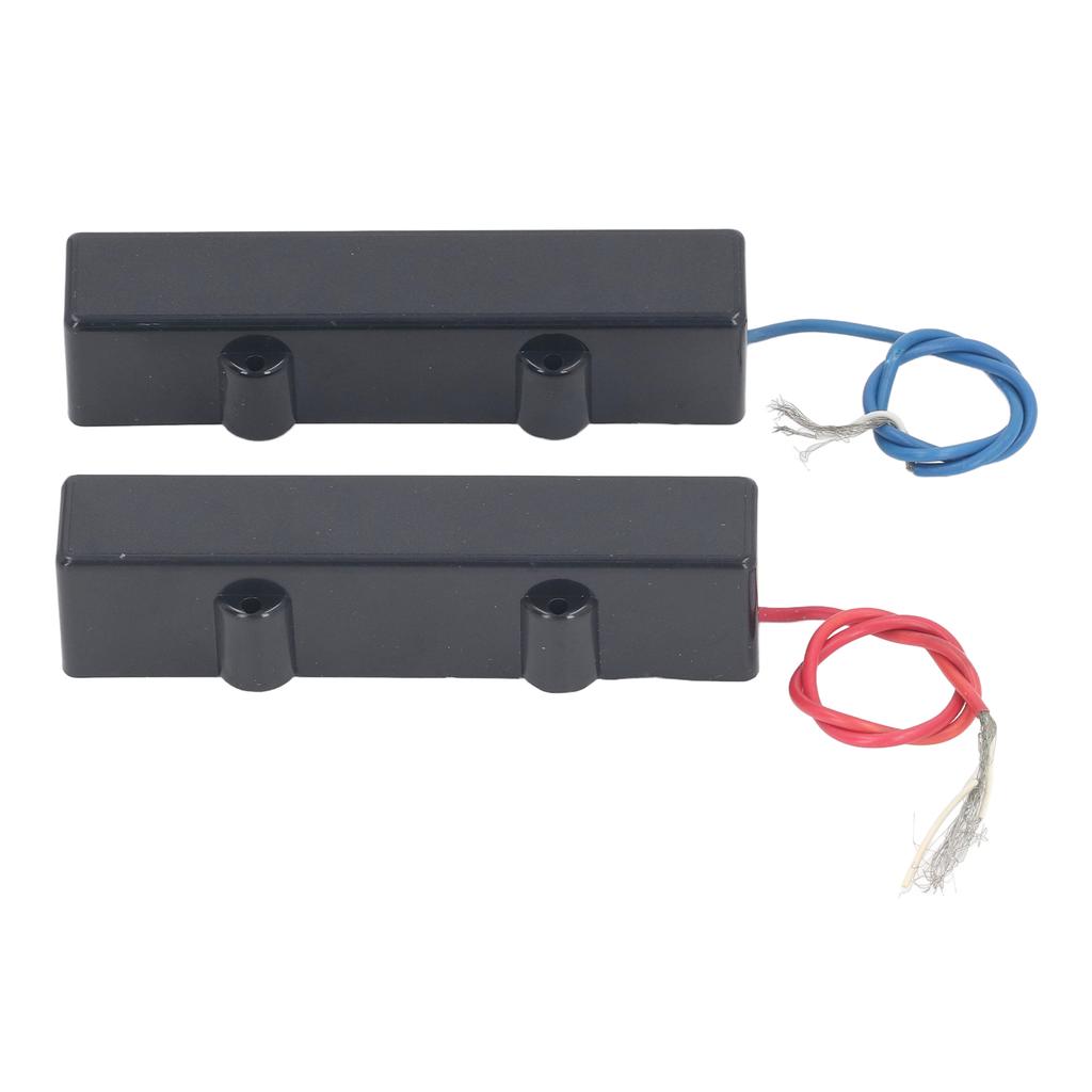 2Pcs 5 String Electric Bass Pickup Noise Free Professional Bass Open Style Pickup Replacement