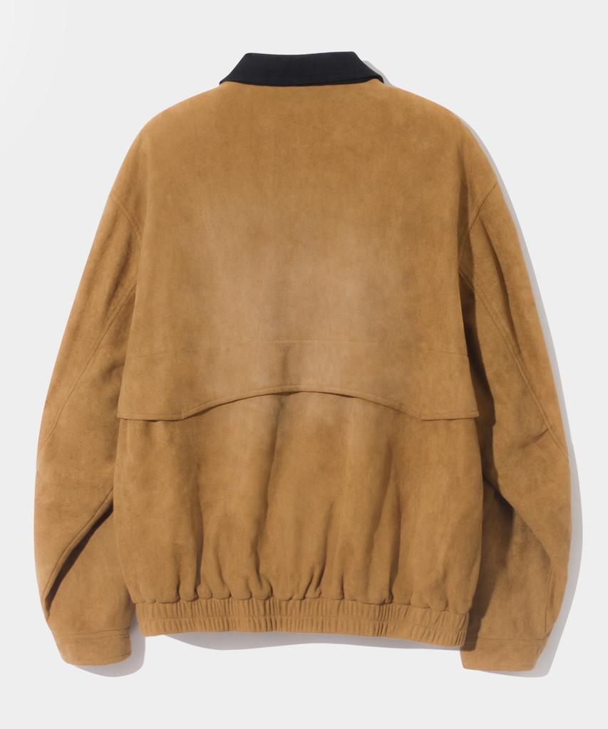 Dimitri Black 2Way Fade Wash Detroit Suede Jacket_Brown