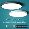 Voice-Activated LED Sensor Ceiling Light for Hallways and Staircases with Smart Radar Body Detection