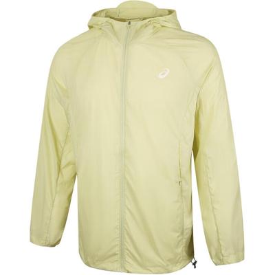 Solid Color Hooded Zip Long Sleeve Jacket Men Jackets Yellow Green 2011D461-300