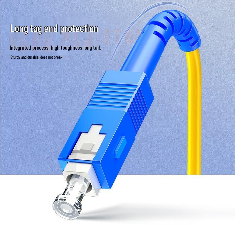 SAMZHE LC-ST Single-Mode Dual-Core Low Smoke Zero Halogen Fiber Optic Patch Cord