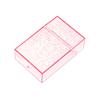 Clear Glitter Small Storage Box Kpop Photo Mini Card Holder Flip Lid Photo Case Small Stationery Card Holder Organizer