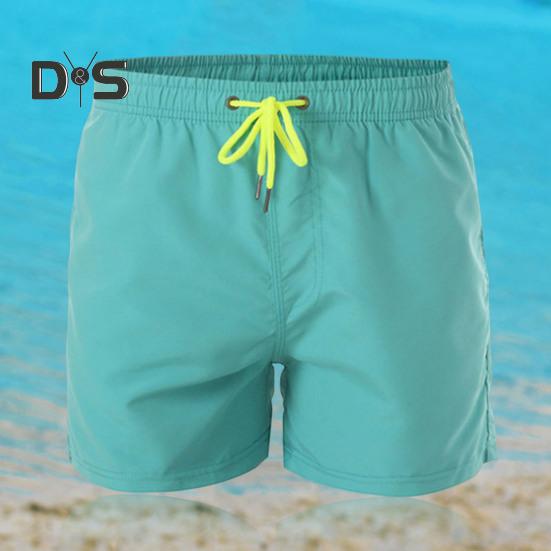 Léto Elastický pas Stahovací šňůrka Plážové surfovací šortky Síťovaná podšívka Kapsy Rychleschnoucí plavky