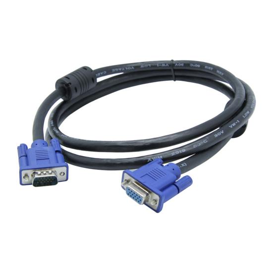 

VGA Extension Cable Practical HD-compatible 150/300cm Male to Female Extender Cord Adapter for Computer 150CM