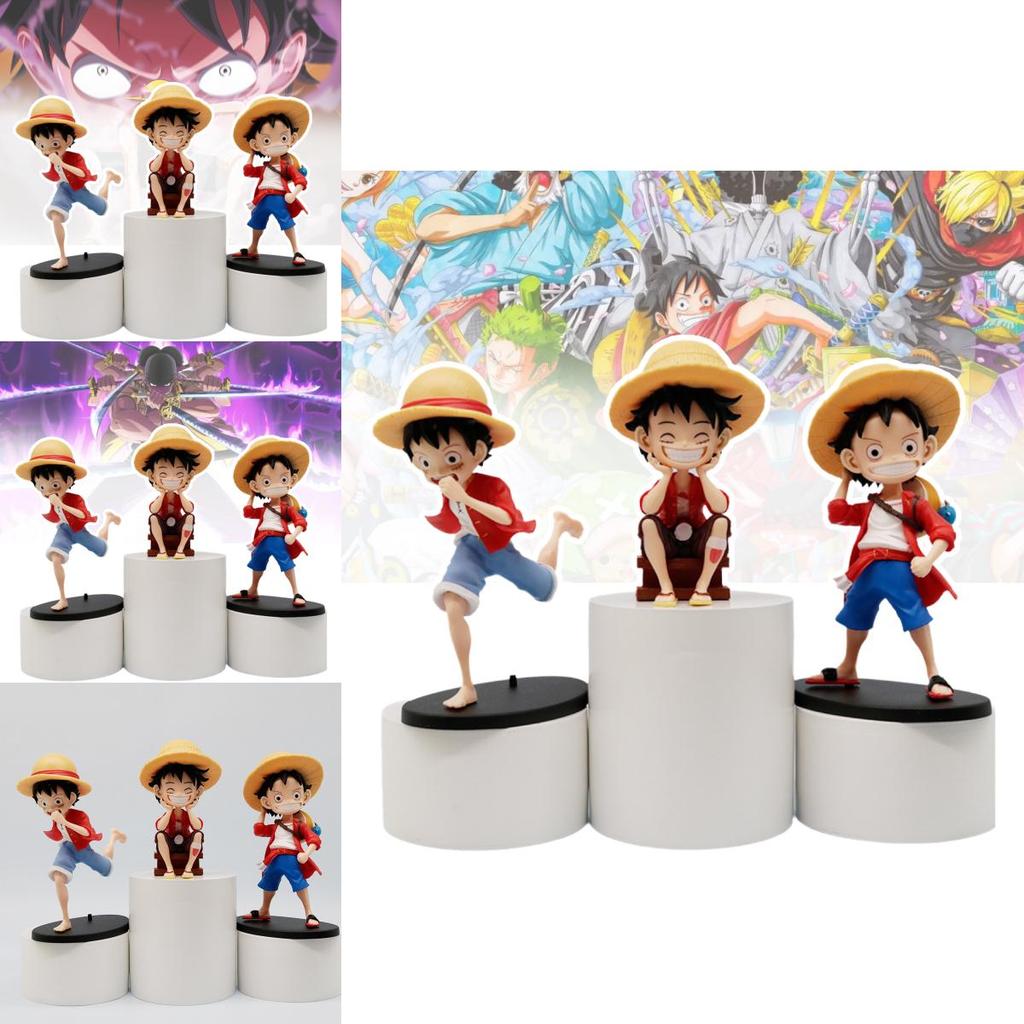 Delightful Childlike Luffy Statue From One Piece Collection For Anime Enthusiasts