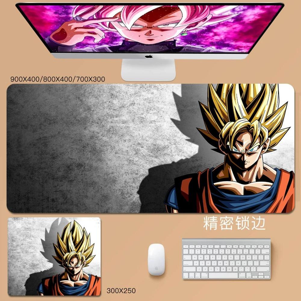 Man Cool Mouse Pad Convenience Dragon Ball Animation Son Goku Leather Mouse Pad Cartoon Vegeta Bulma Broly Large Keyboard Pad Student Desk Pad
