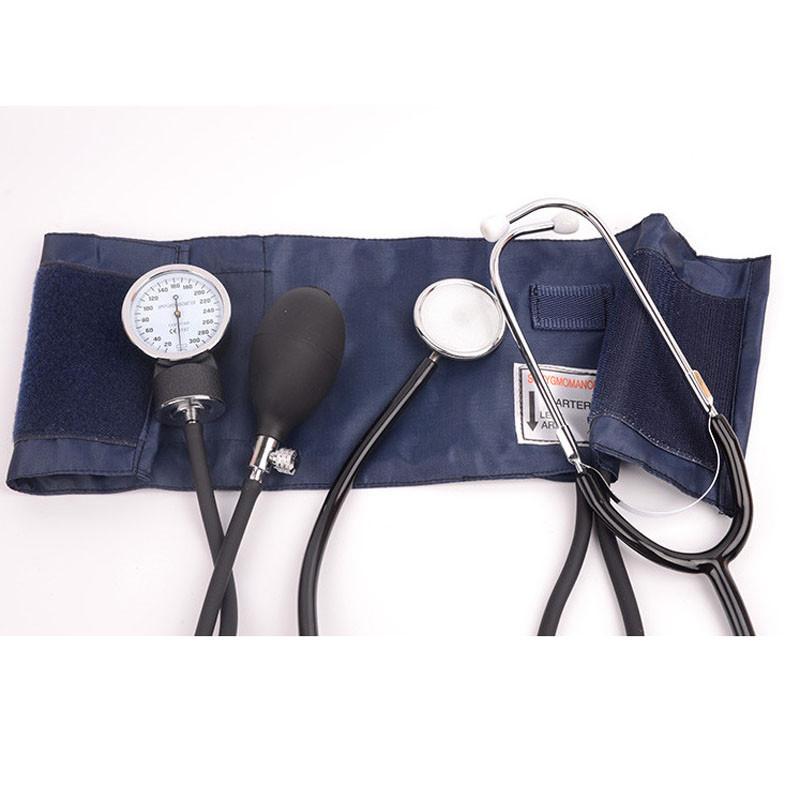 

Плечевой анероидный сфигмоманометр Монитор артериального давления Стетоскоп Манжета Комплект Циферблат