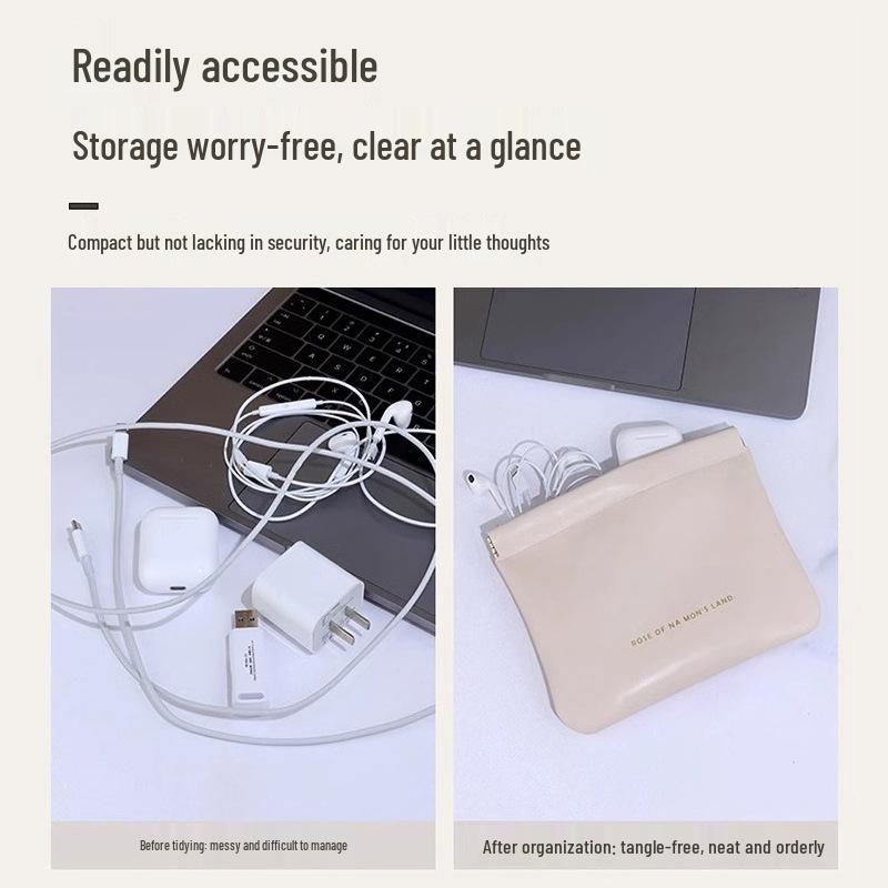 Shrapnel Selbstschließende Kosmetiktasche: Mini-Aufbewahrung für Kopfhörer, Kabel und Münzen