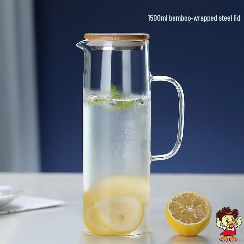 Heat-Resistant Glass Cold Water Pitcher Set