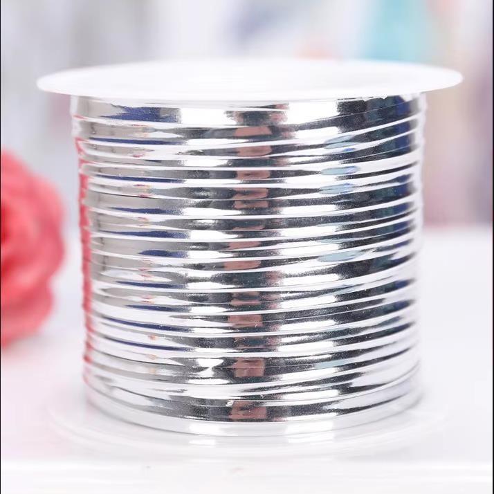 

100 ярдов / рулон металлическая витая проволока пищевая упаковочная проволока герметизирующая твердые алюминиевые изделия с возможностью изгиба серебряный