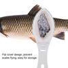 Fast Remove Fish Skin Scraping Brush Plastic Scraper Kitchen Cleaning Fishes Knife(White)