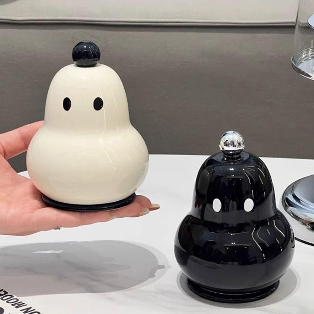 Plastic Toothpick Container Pear Shape Toothpick Jar Gift Makeup Organizer Kitchen Supplies