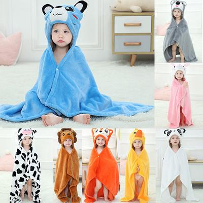 Kleinkind Baby Jungen Mädchen Niedlichen Cartoon Plüsch Empfang Decke Mantel Wrap Bademantel