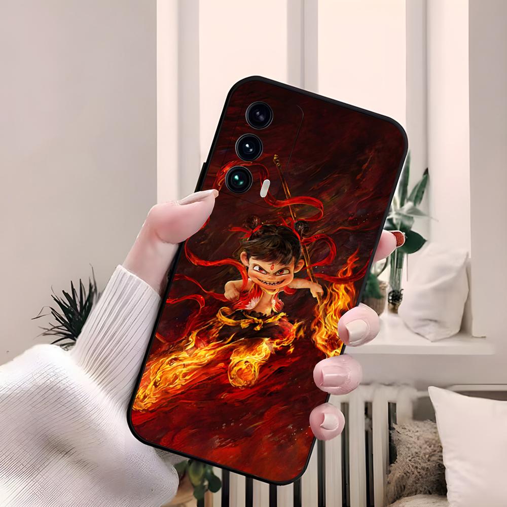 Cartoon Movie Nezha Phone Case For Samsung S26 S25 Edge S24 S23 S22 S21 S20 Ultra Plus Fe A55 56 15 4G 5G Galaxy Silicon Cover