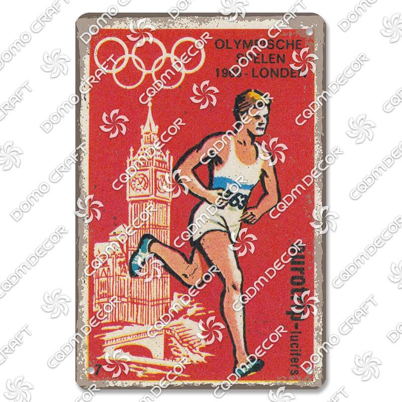 Run Race Poster Metal Plate Runner Run With Your Heart Running Shoes Metal Tin Signs Retro Wall Decor Club Gym Living Room Home
