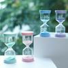 1PC 5//15/30 Minutes Colorful Hourglass Sandglass Children Kid Gift Toy Sand Timer Hour Glass Home Decoration Sand Clock