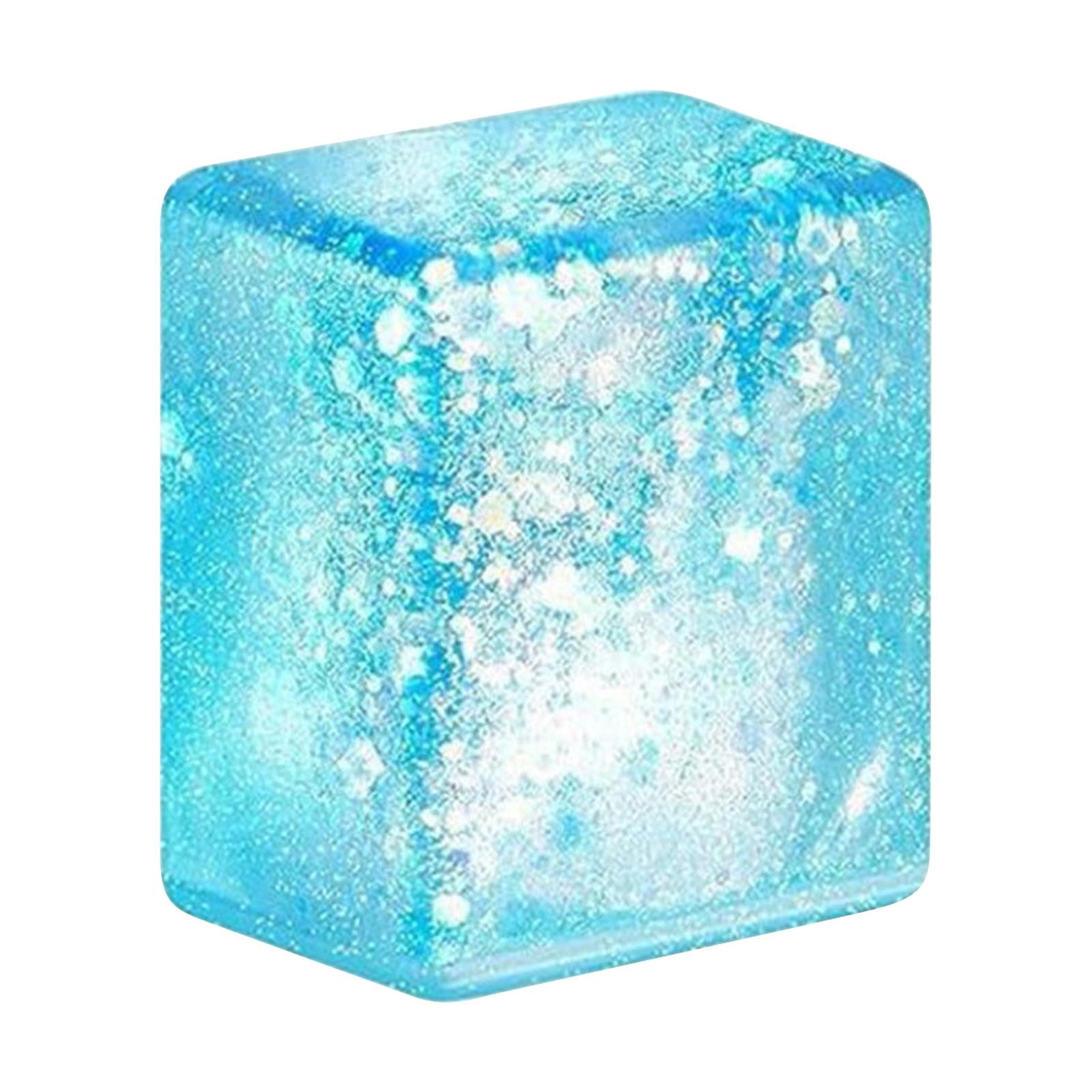 

Aurora Ice Cube Maltose Squeeze Toy Stress Relief Sensory Fidget Toy Soft Flexible Material Reusable Durable for Adults and Kids One Size синий