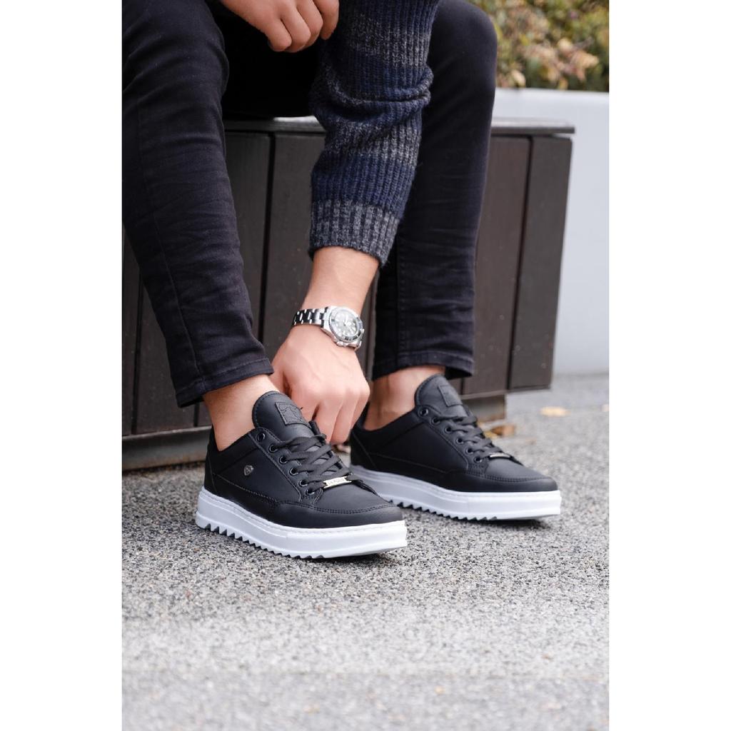 073 White Color White Sole Men's Casual Shoes