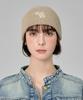 Bajal Leaf Vz Logo Washed Beanie Beige