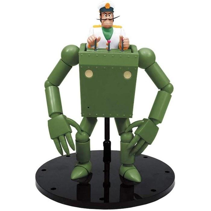 Aoshima Future Boy Conan No.4 Robonoid Dice Captain Version 1/20 Scale Plastic Model Kit, Green