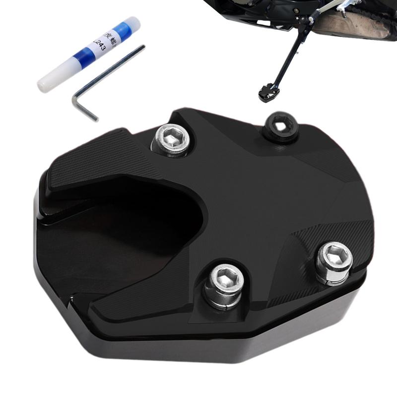 Kick Stand Plate For Motorcycle Anti Sinking Plate Support Accessory Motorcycle Kickstand Foot Plate Foot Plate Base Accessories