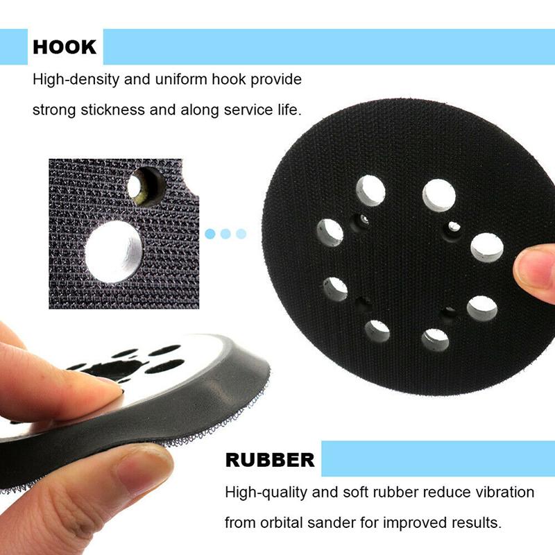 5" Hook-&-Loop Replacement Sander Pad for DeWalt DWE6423/6423K, DWE6421/6421K, DCW210B Random Orbital Sander Direct Replacemnrt