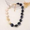 Multi-color Short Necklace Simple Choker Fashionable Exaggerated Beaded Necklace  for Women Girls