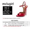 Mclugiirl  11cm-15cm Sandali Scarpe da Donna Bocca di Pesce Sexy da Donna da Uomo Sandali da Festa da Nightclub Finti Mamma Tacchi Alti Tacco ZQJ