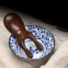 1Pc  Golden Sandalwood Massage Comb Nose Eye Acupoint Massager Relieve Rhinitis Promote Blood Circulation Resin Guasha Scraping Tools
