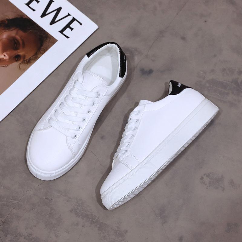 Summer White Shoe Cake Sole New Versatile Student Platform Women's Shoes Casual White Shoes