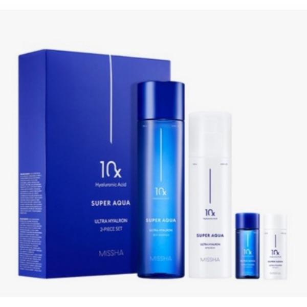 

MISSHA Super Aqua Ultra Hyalron Skin Care 2-Piece Special Set 200ml+130ml+15ml+15ml