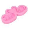 3pcs 3D Design Chocolate Candy Mold Non-Stick DIY Silicone Mold  For Cake Decoration