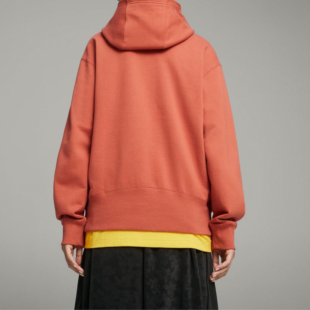 Puma X Perks And Mini Graphic Hoodie With Cartoon Letter Print Women Tops Apple-Red 622677-41